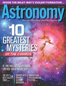 Astronomy magazine August 2024 cover