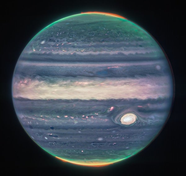 JWST IR view of Jupiter