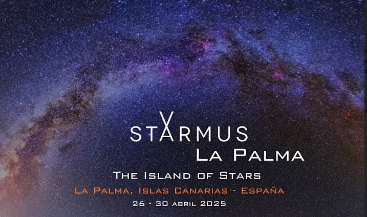 Starmus 2025 is set for La Palma.